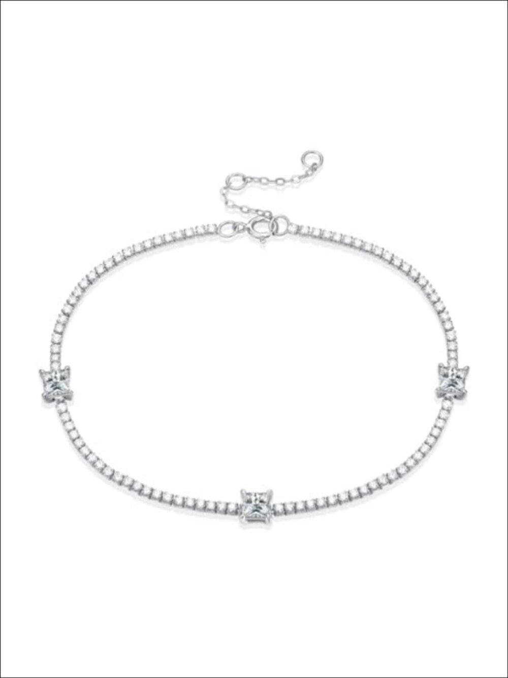 14K Gold over S925 Sterling Silver Aurora Diamond Bracelet VVS1 D-Color
